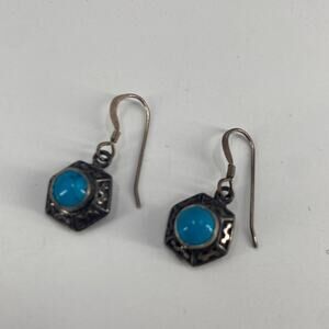 Sterling silver turquoise earrings